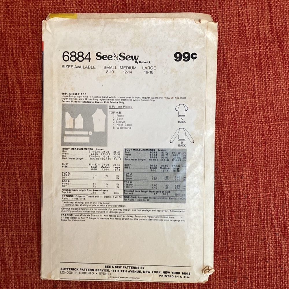 Vintage Lot of Sewing Patterns Lot #1 - Picture 3 of 11